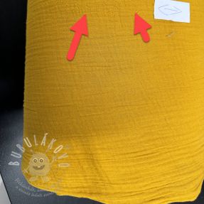 Dupla géz/muszlin ochre II.osztály