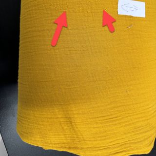 Dupla géz/muszlin ochre II.osztály