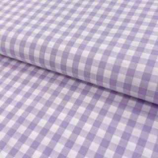 Pamutvászon Check lilac