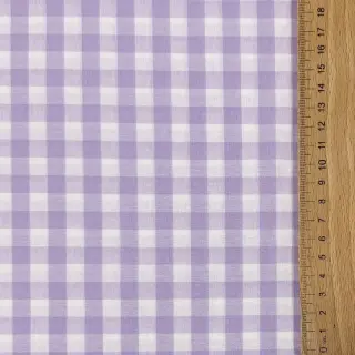 Pamutvászon Check lilac
