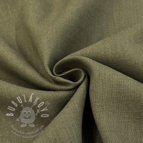 Lenvászon előmosott dark moss green