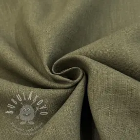 Lenvászon előmosott dark moss green