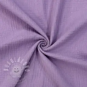 Dupla géz/muszlin dark lilac
